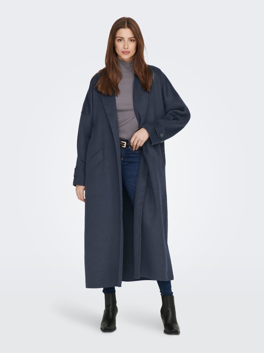 Hand made Long Wool Coat