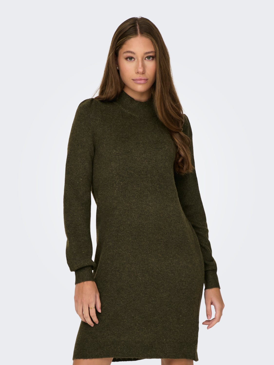 High neck Knitted Dress