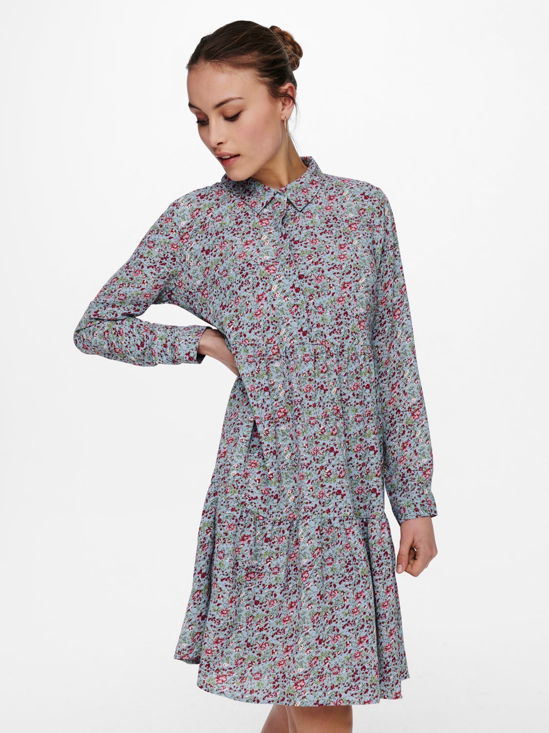 Mini dress with print