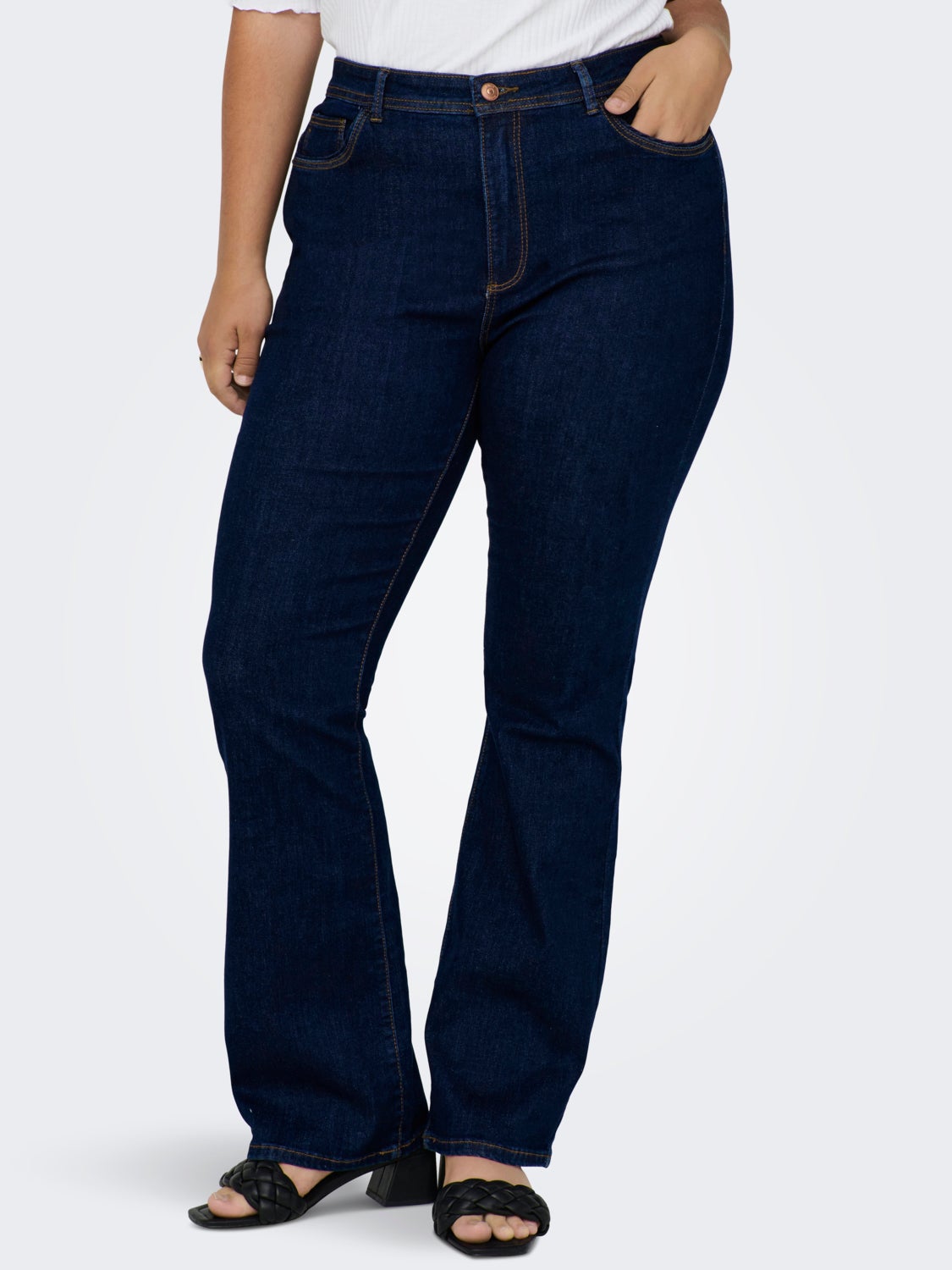 Curvy CARSally highwaisted Flared Jeans