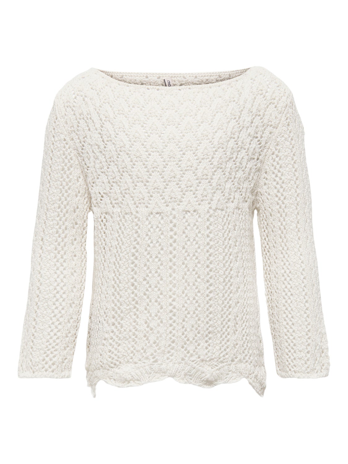 Patterned Knitted Pullover
