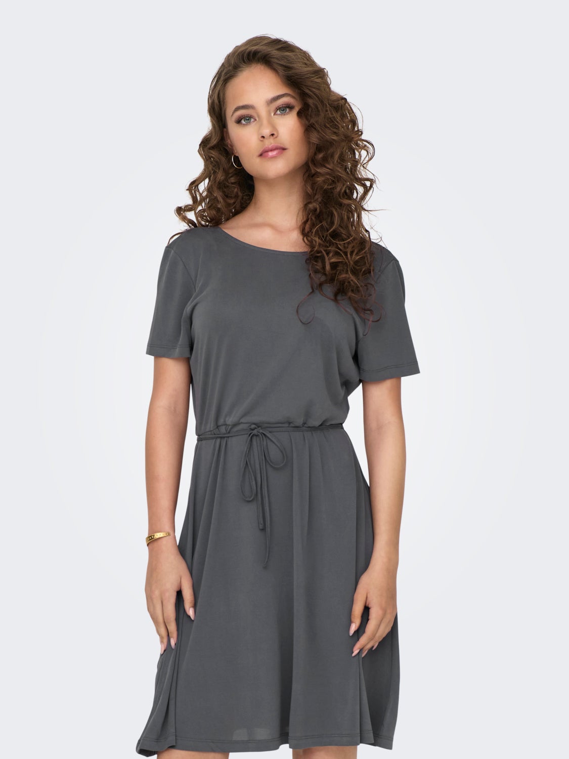 Regular Fit O-Neck Short dress