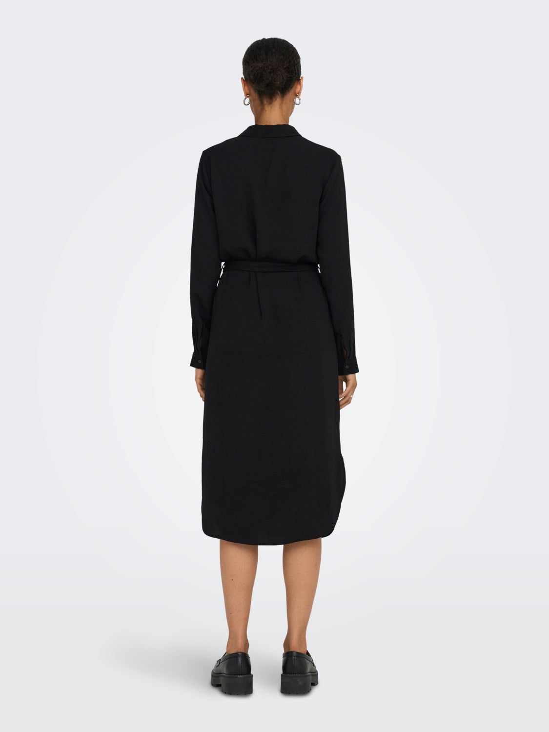 Tie belt Shirt dress