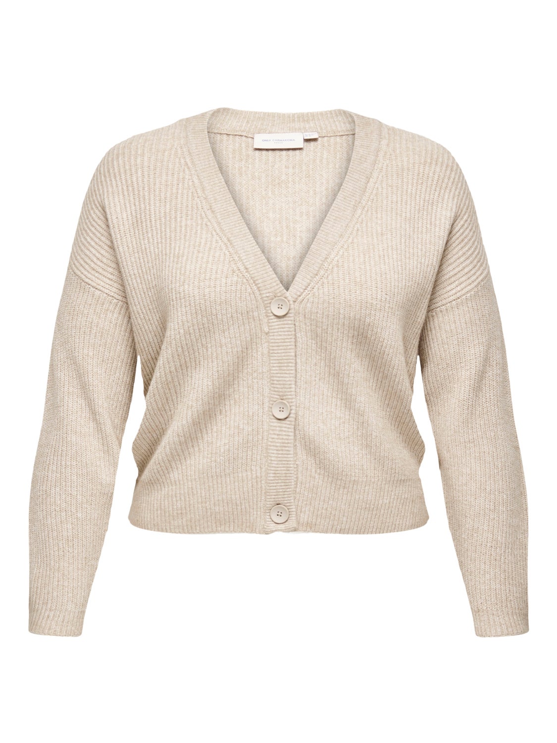Curvy v-neck Knitted Cardigan