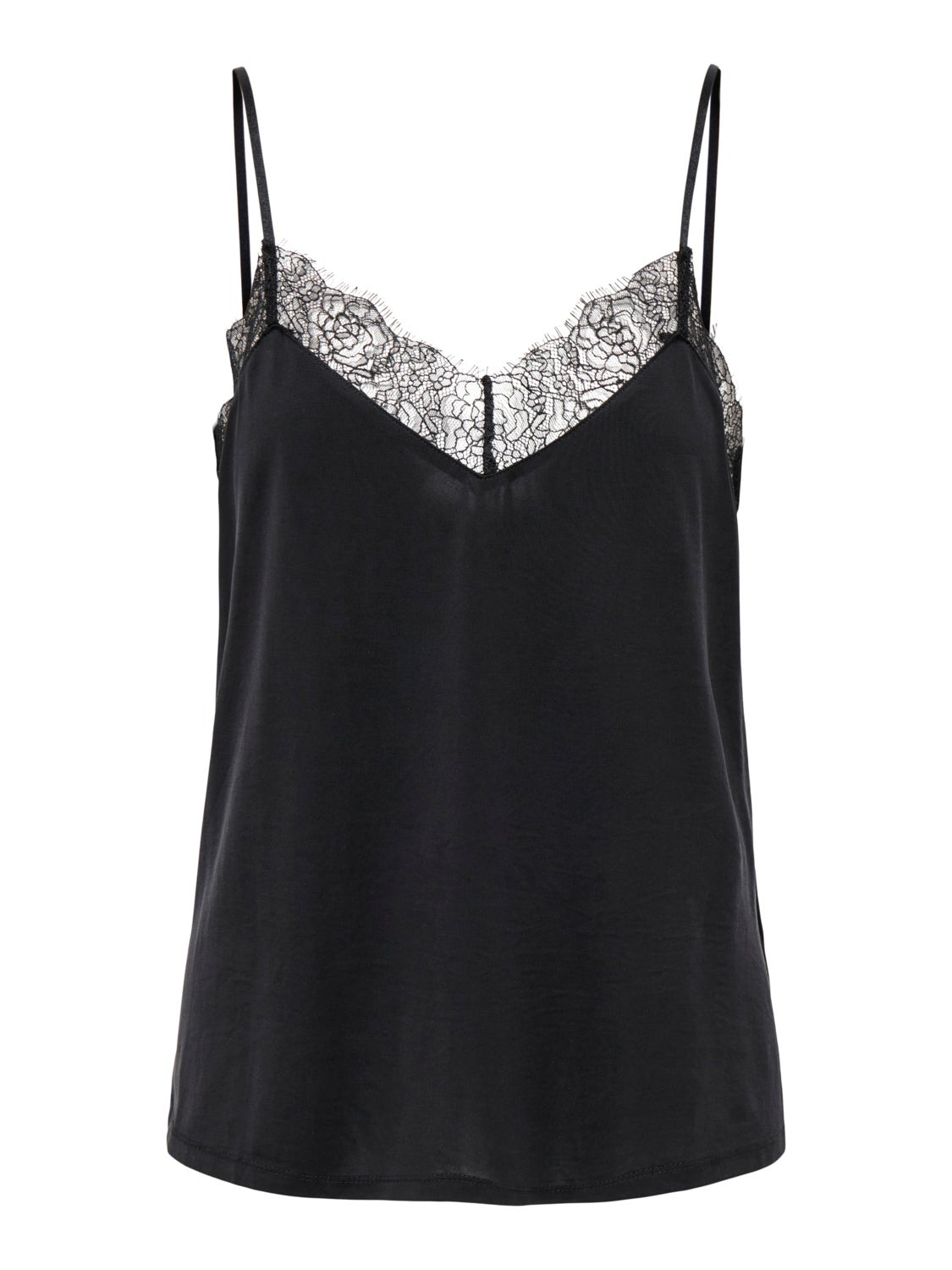 Lace detailed top with thin straps
