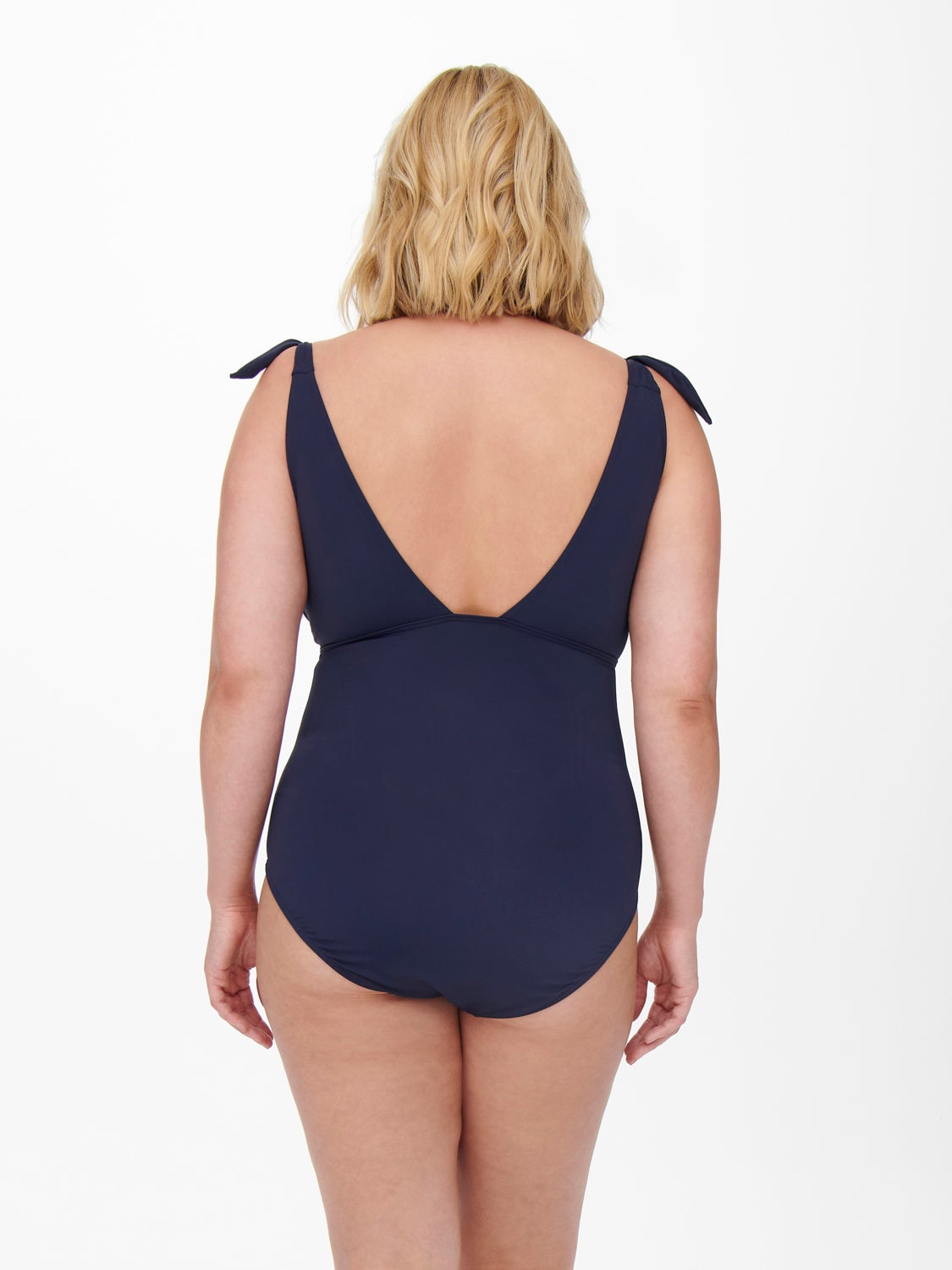 Curvy Swimsuit With Bow Details