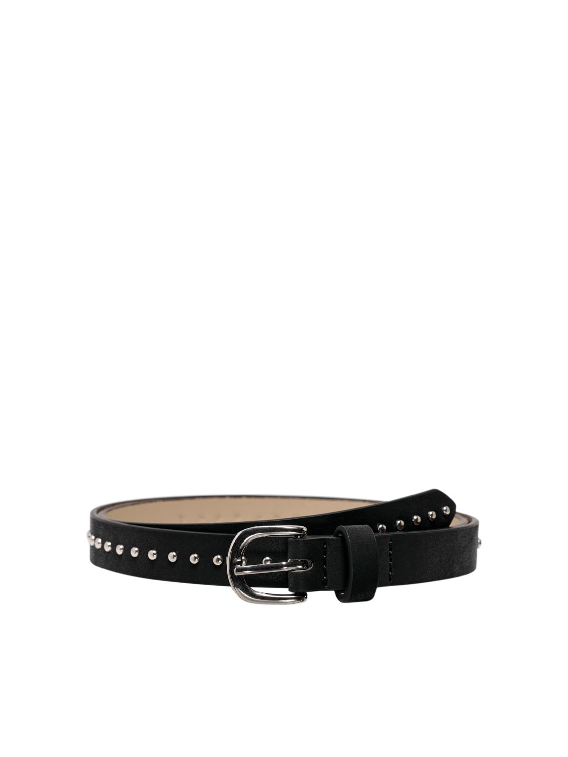 Faux leather belt