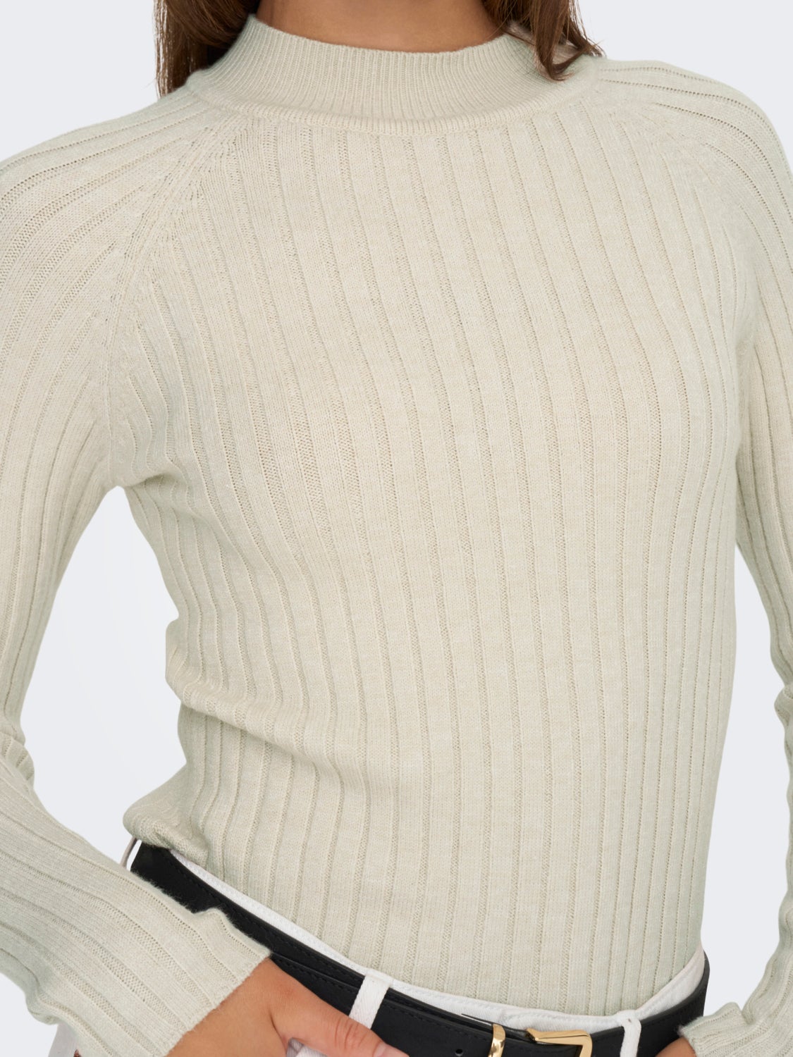 Rib knitted Pullover