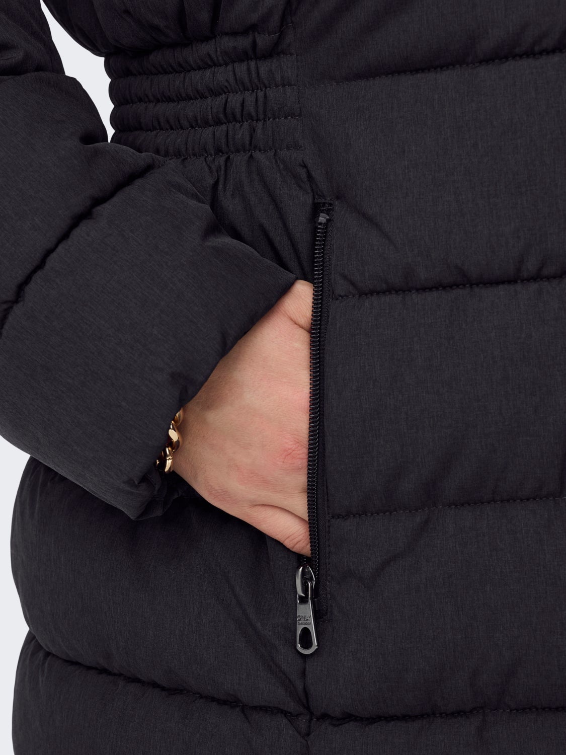 Curvy long Quilted jacket