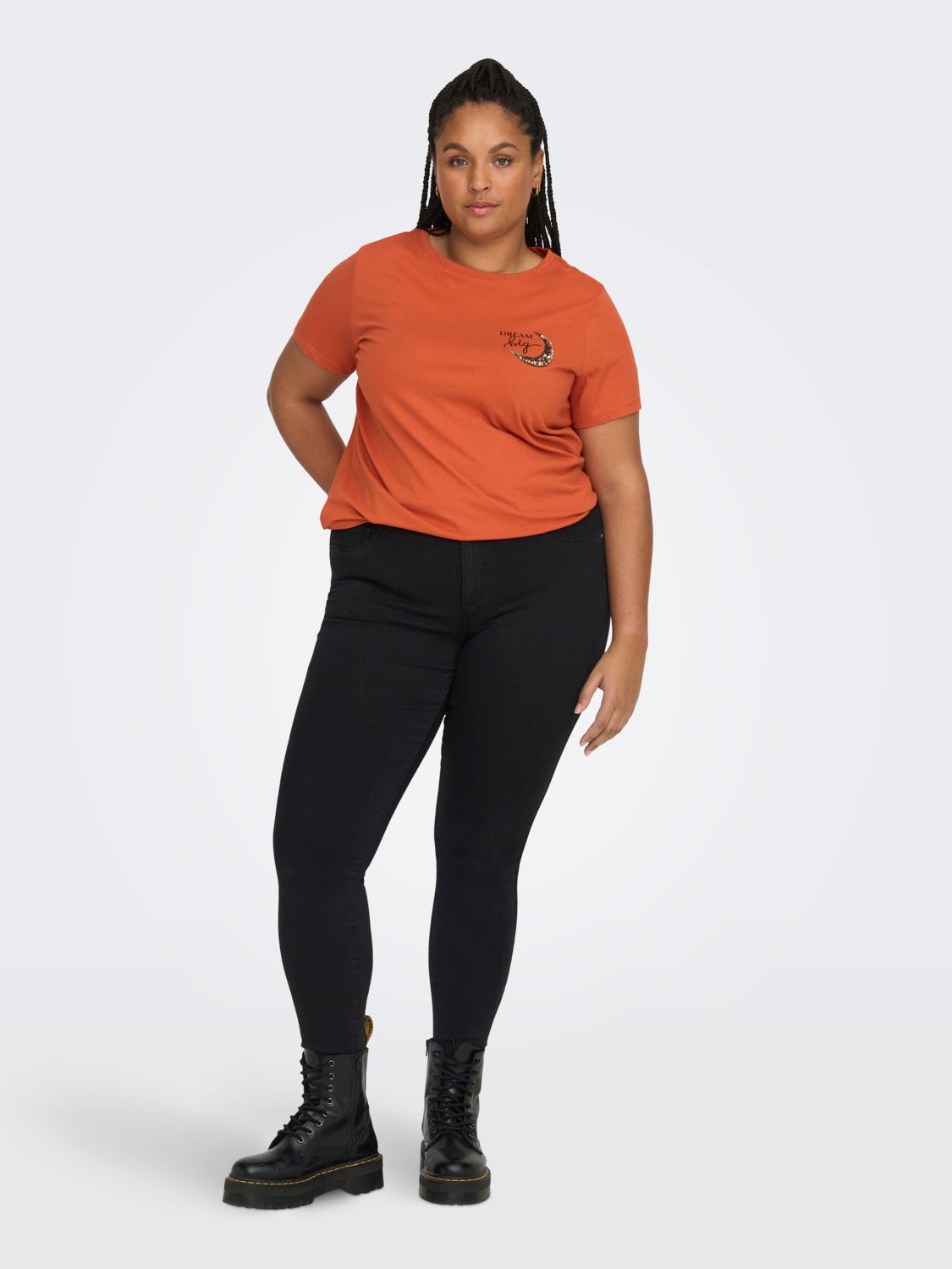 Curvy Printed T-shirt