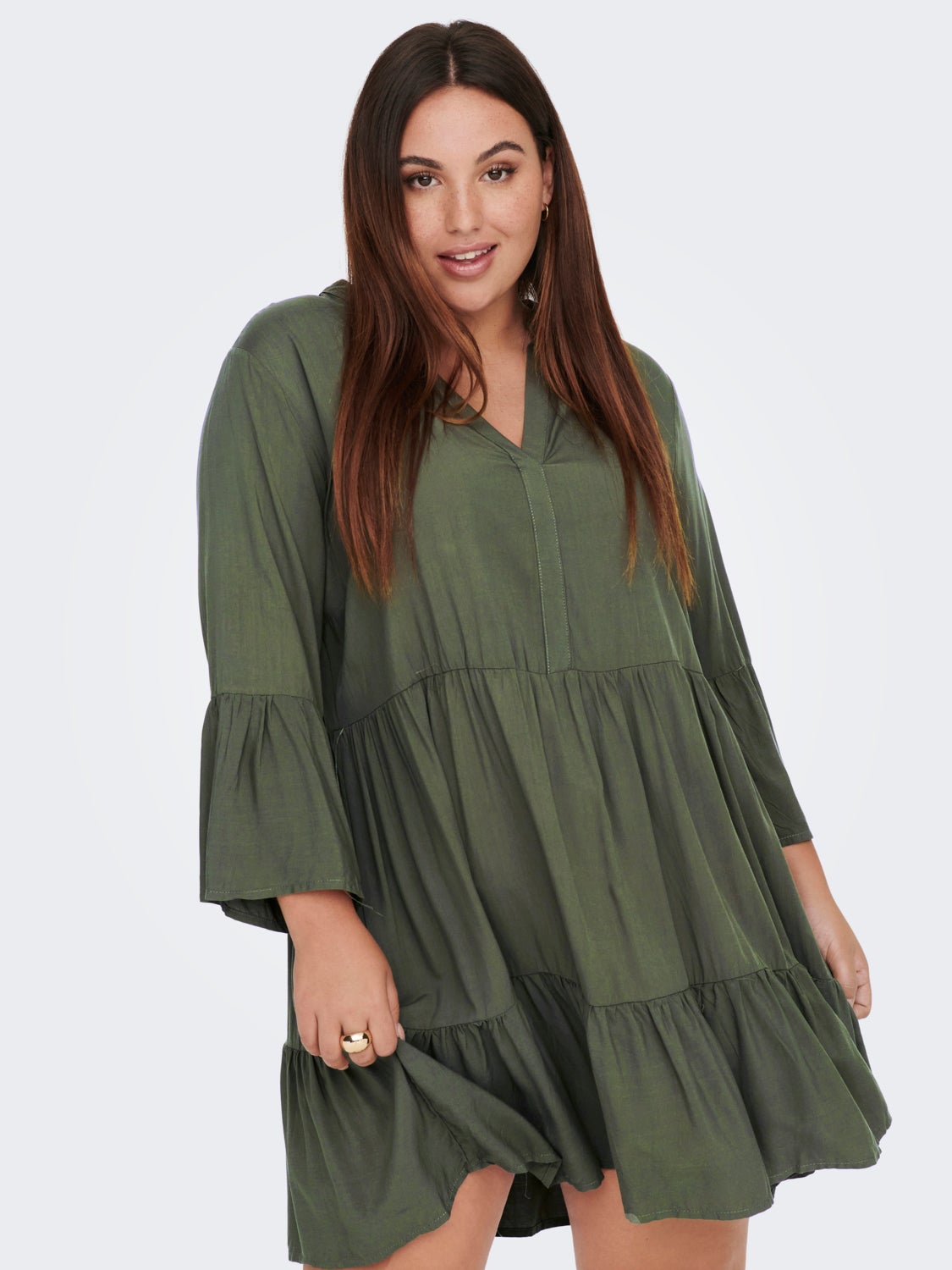 Curvy tunic dress