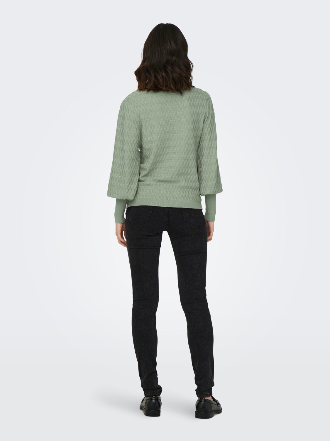 Structured Knitted Pullover