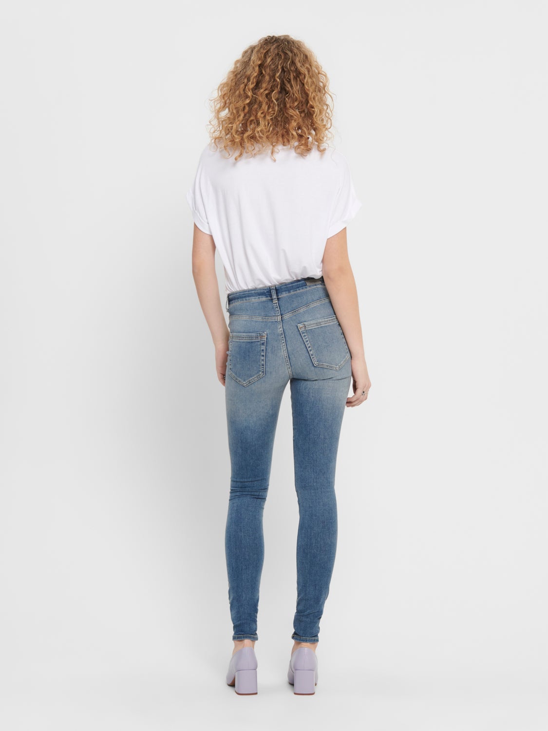 ONLBlush life hw button skinny jeans