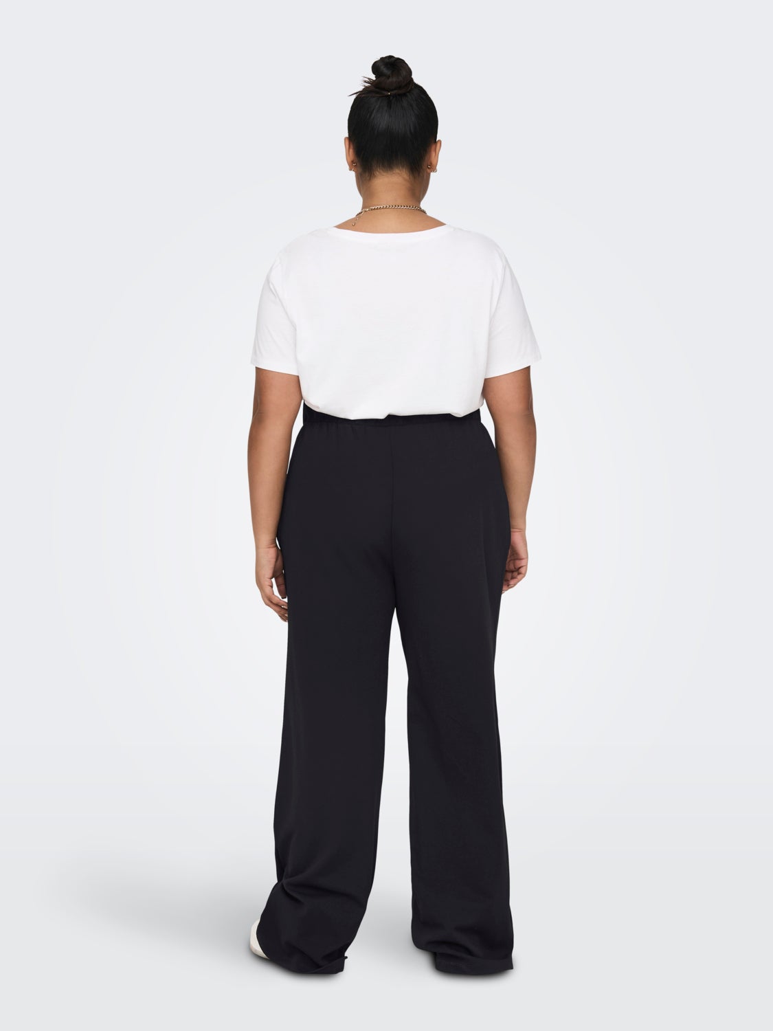 Curvy straight fit trousers