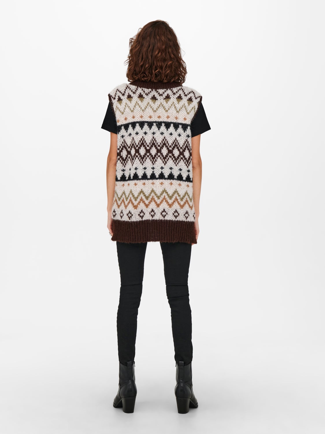 Knitted V-neck Waistcoat