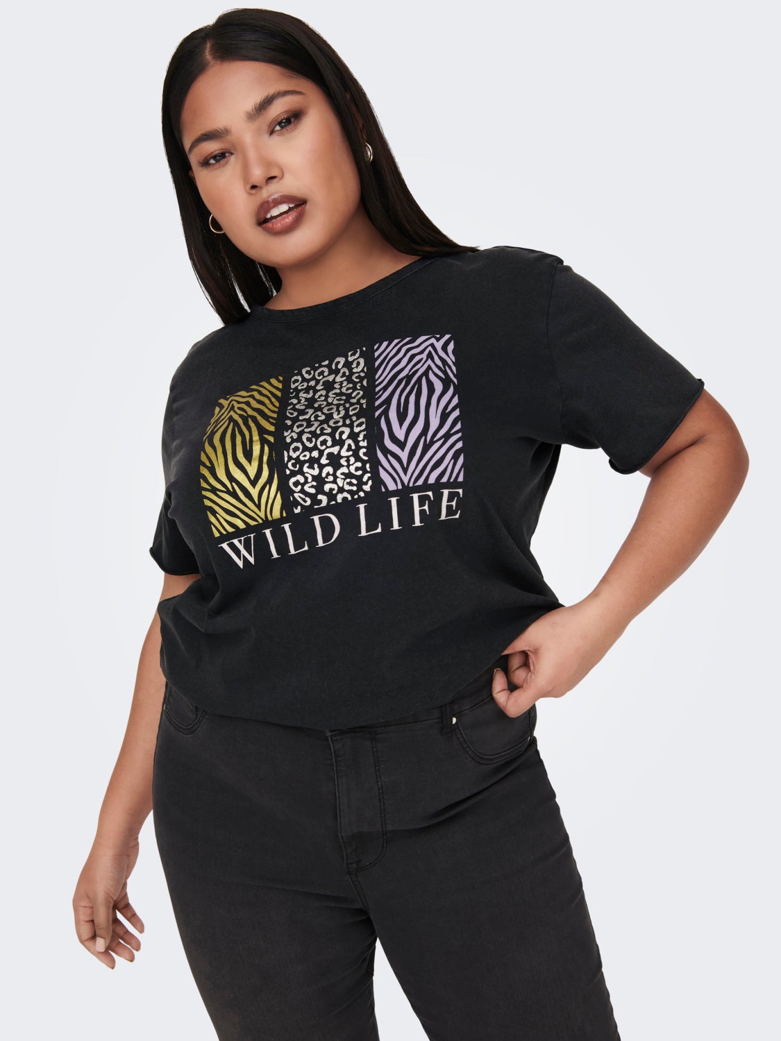 Curvy printed t-shirt