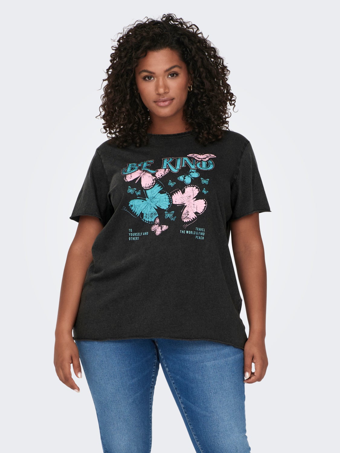 Curvy printed t-shirt