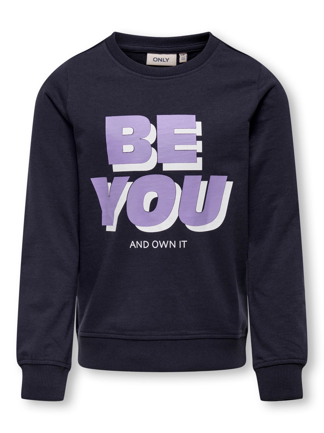 o-neck sweatshirt with print