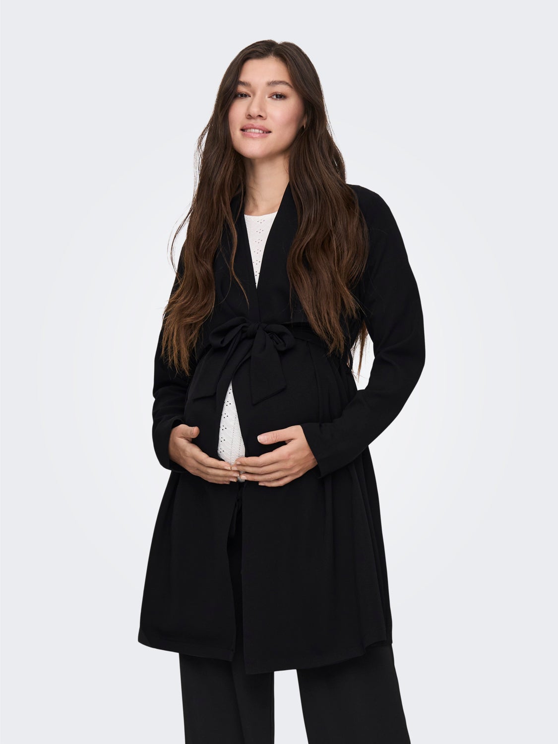 Mama tie belt cardigan