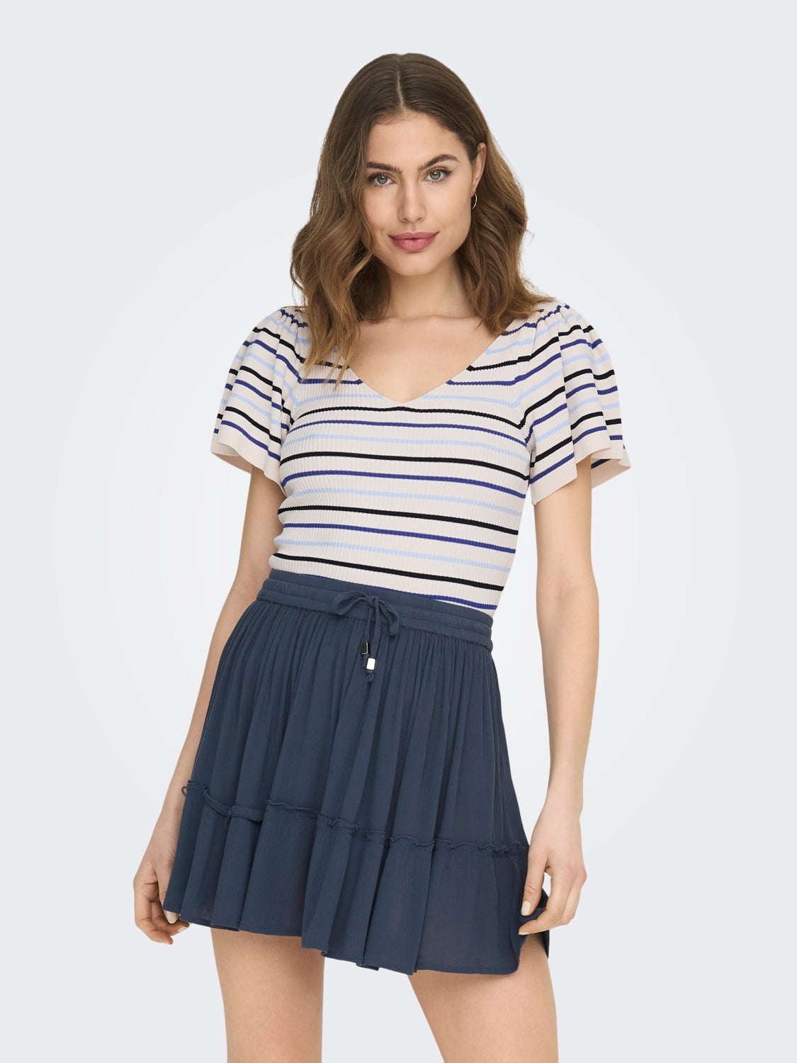 Back detailed Knitted Top