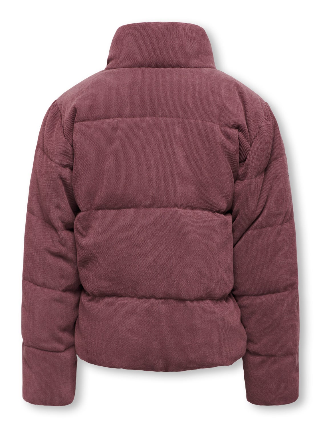 Jacket with high neck and pockets