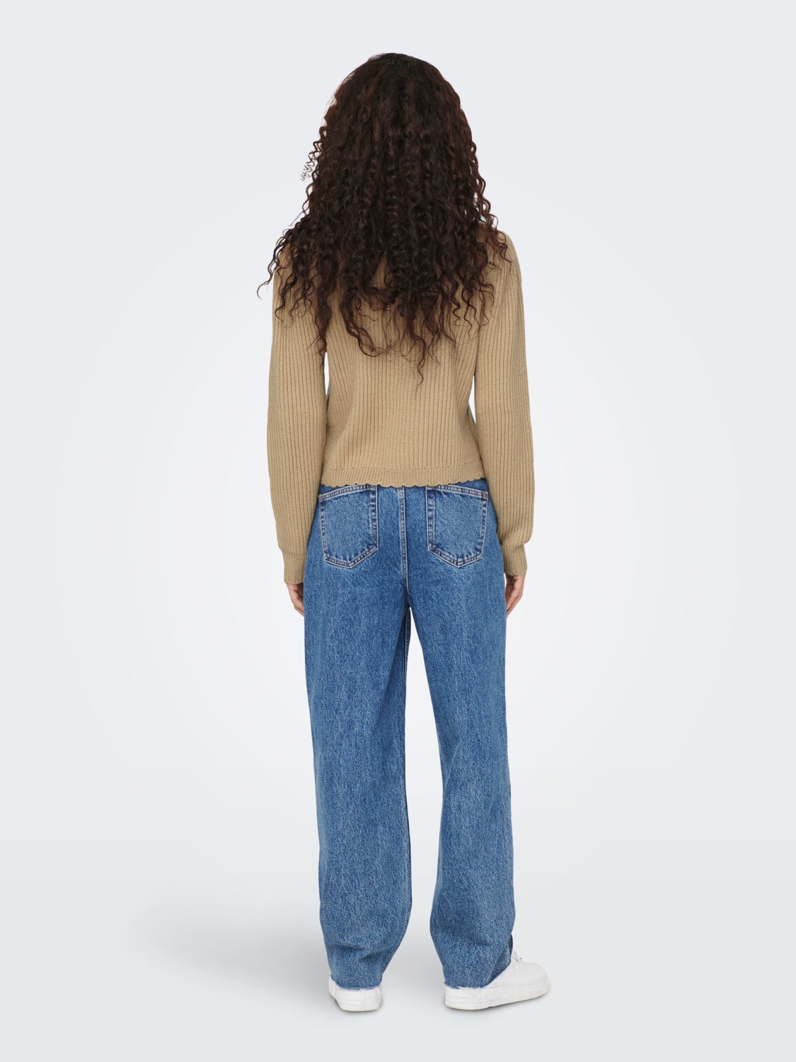 high neck Knitted Top