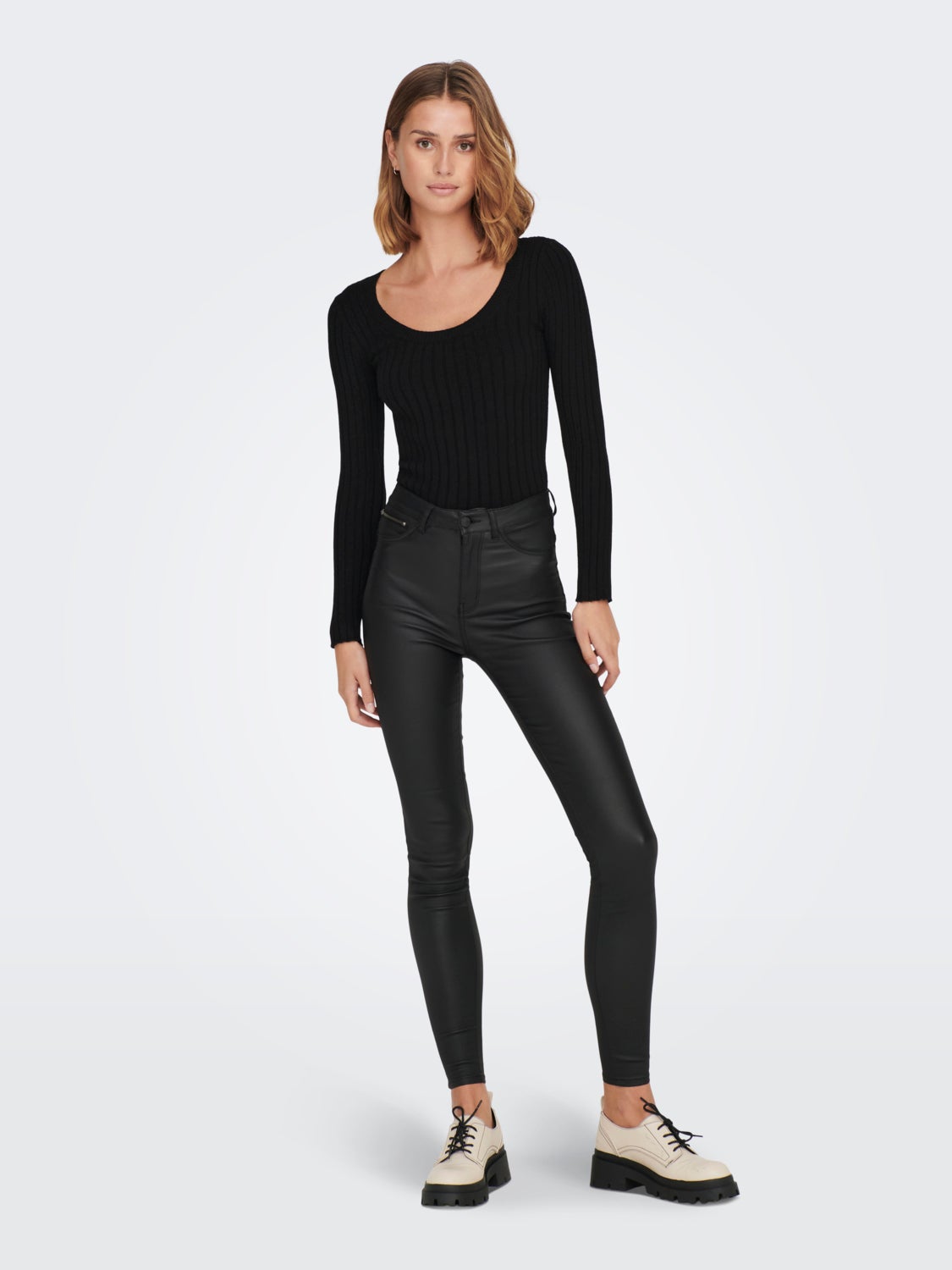 U-neck Knitted Pullover