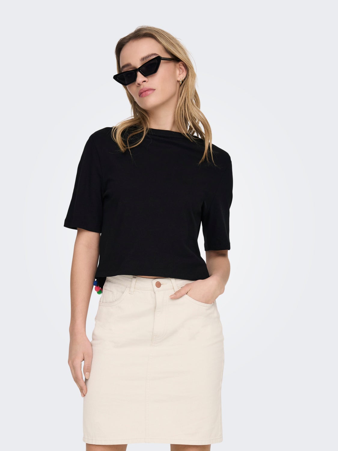 Regular Fit O-Neck Top