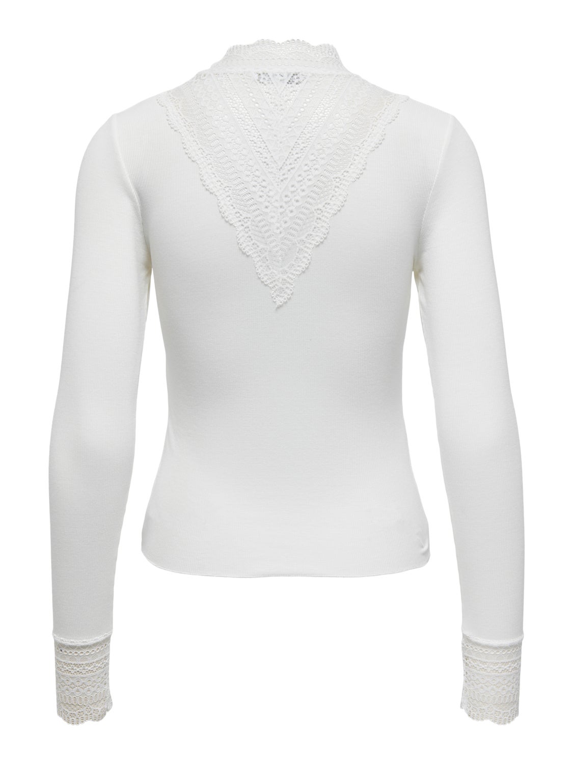 Long sleeved top with lace