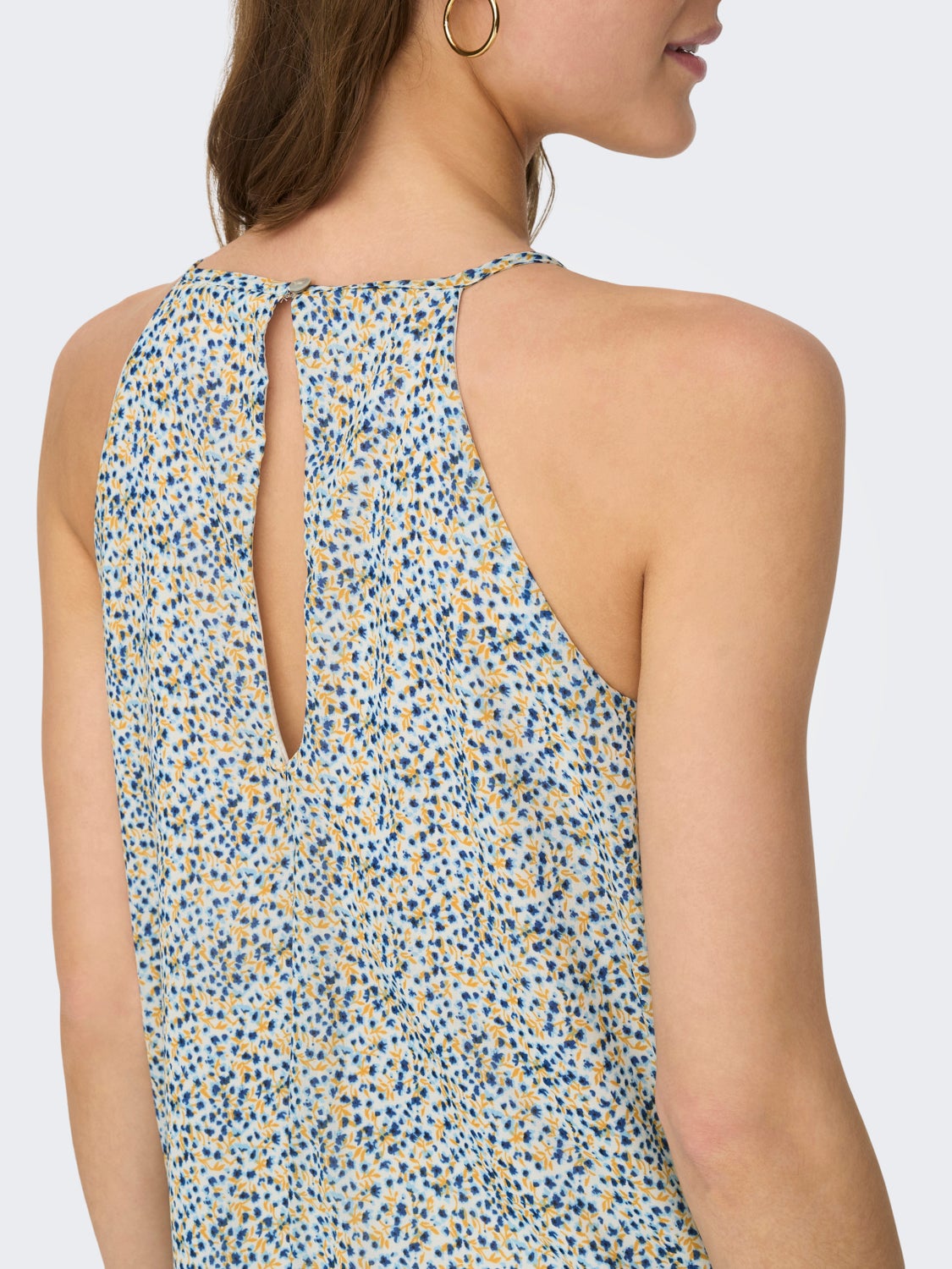 Halterneck Top with cut-out back
