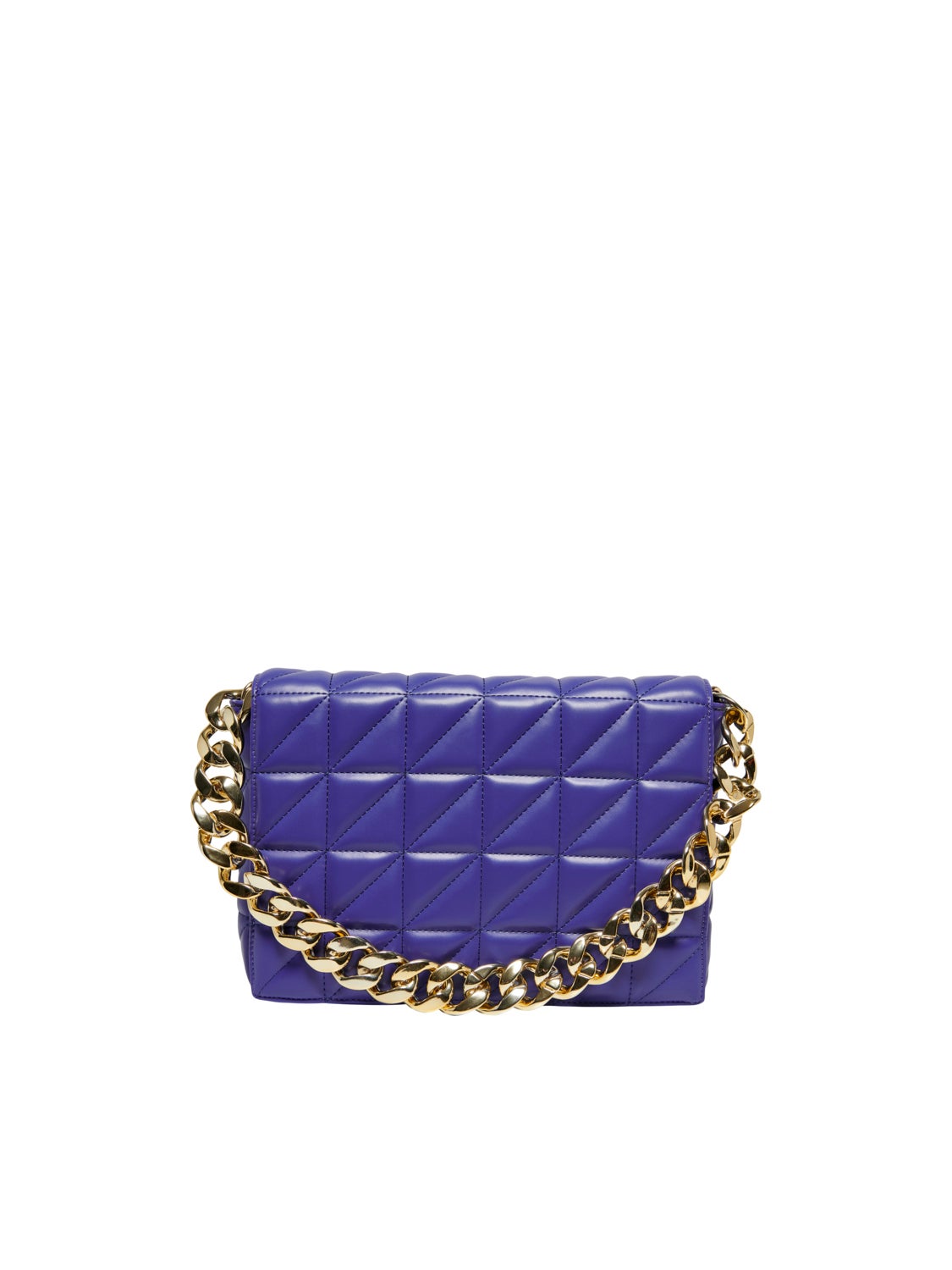 Quiltet faux leather bag