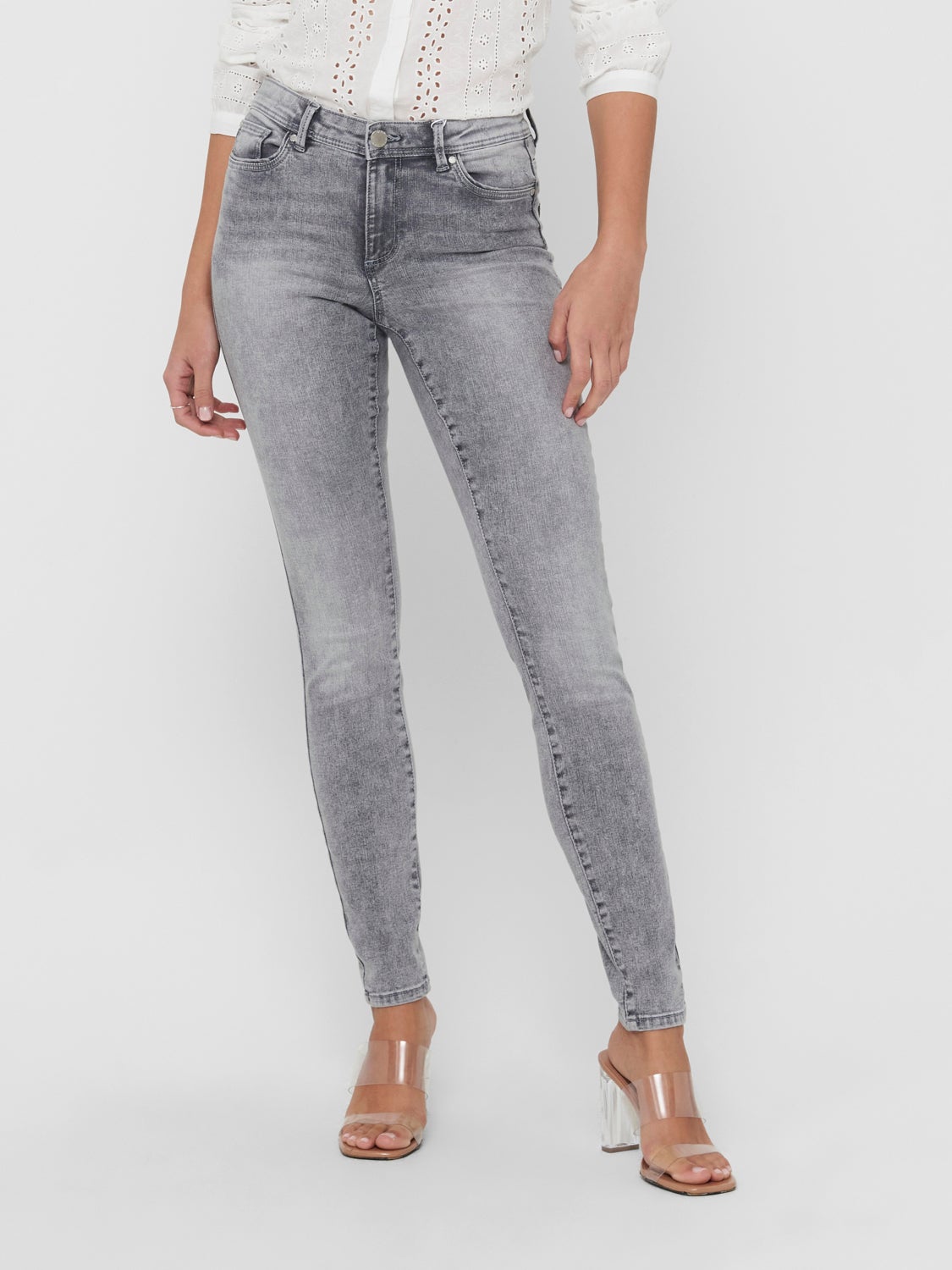 ONLWauw life mid Skinny fit jeans