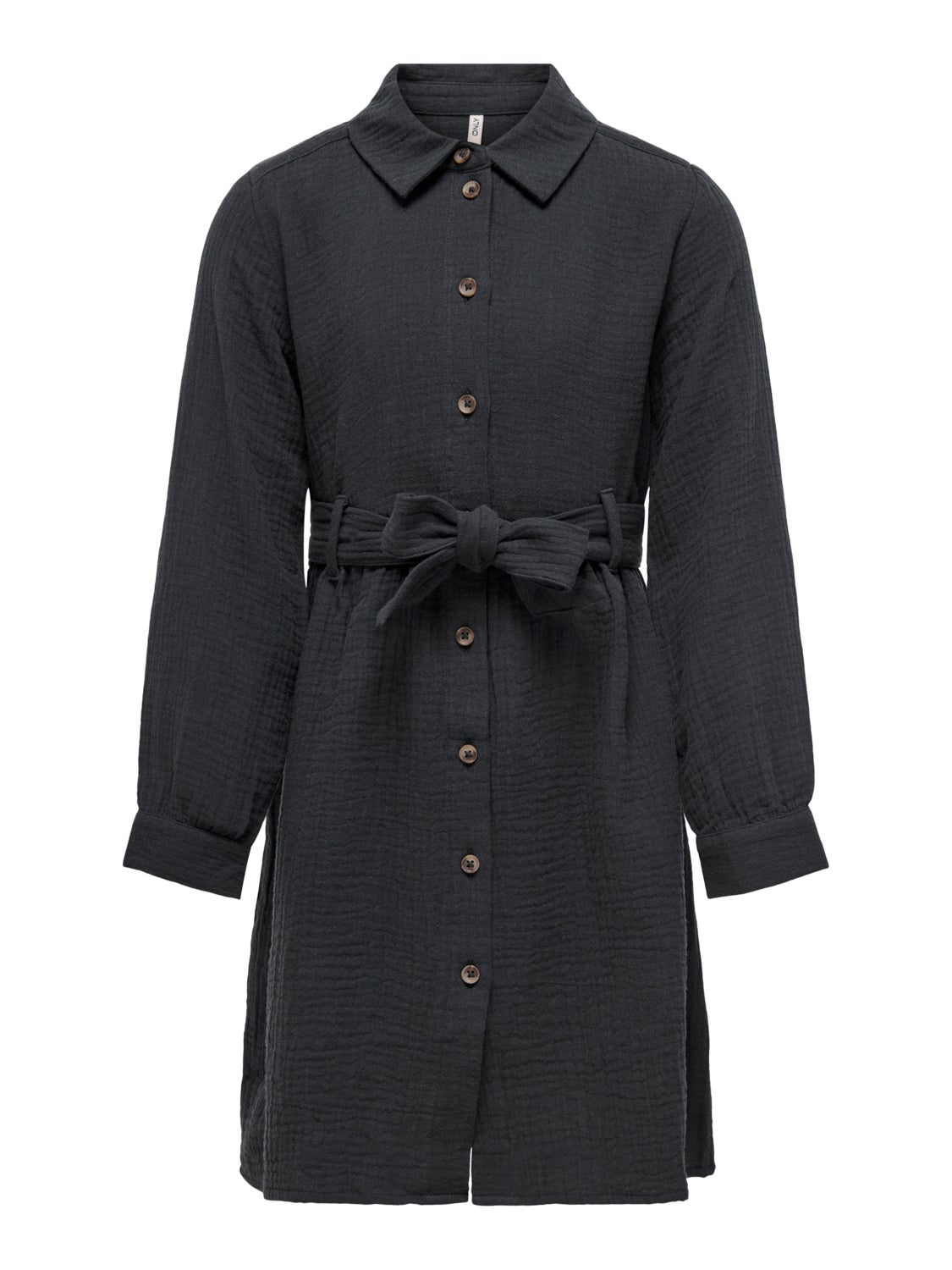 Tie belt detailed Shirt dress