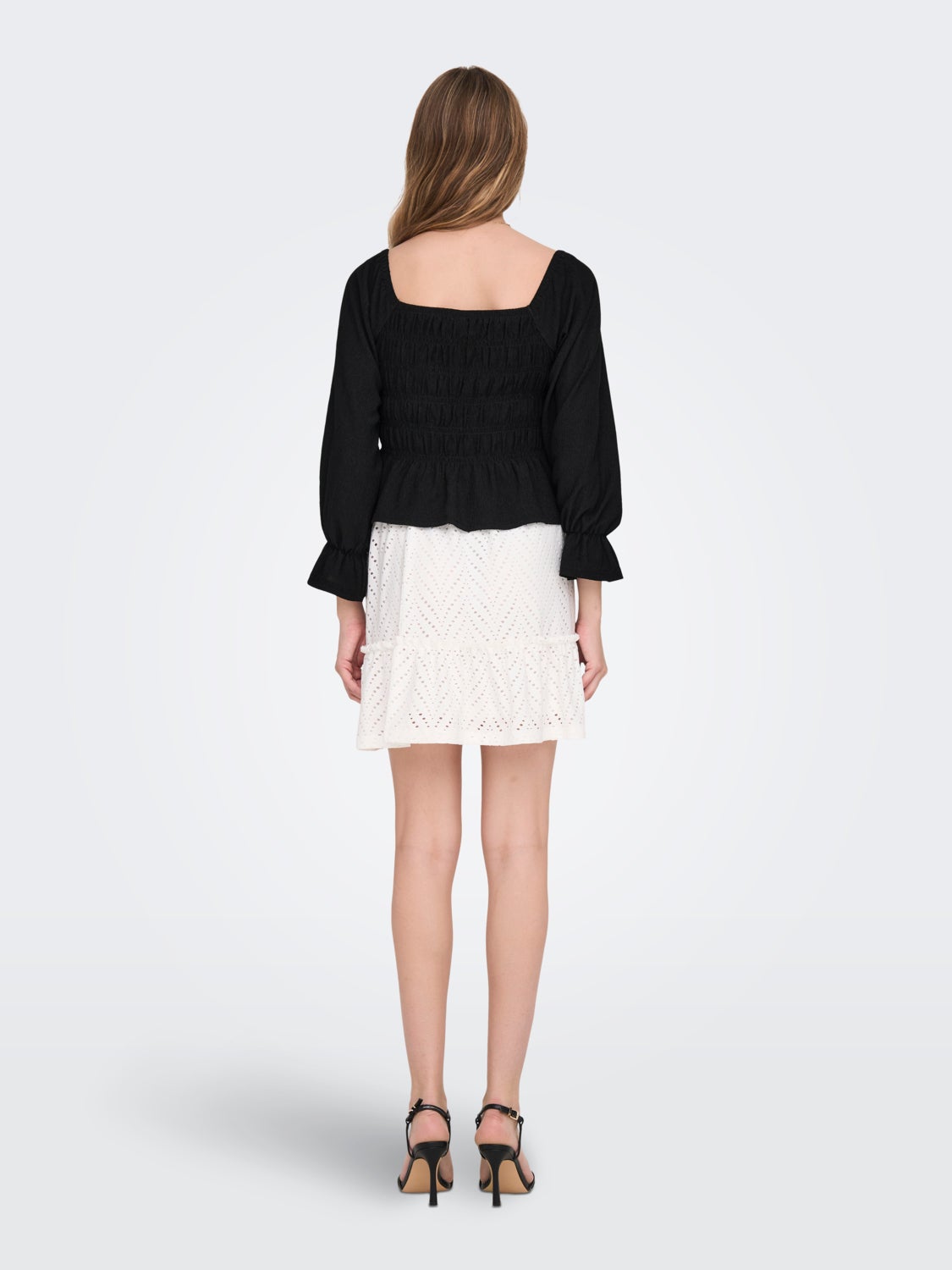 3/4 Sleeves Smock Top