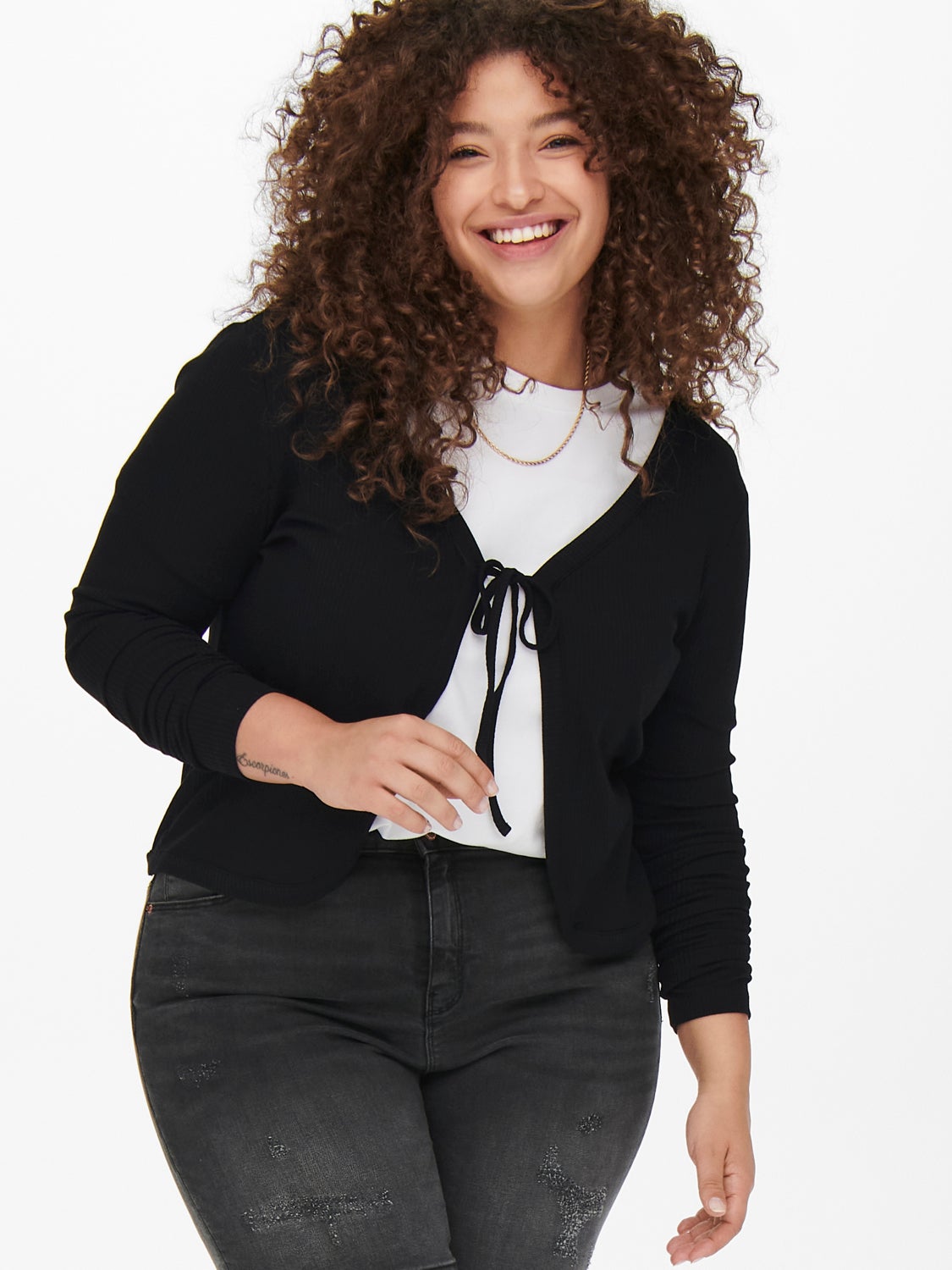 Curvy long sleeved Bolero