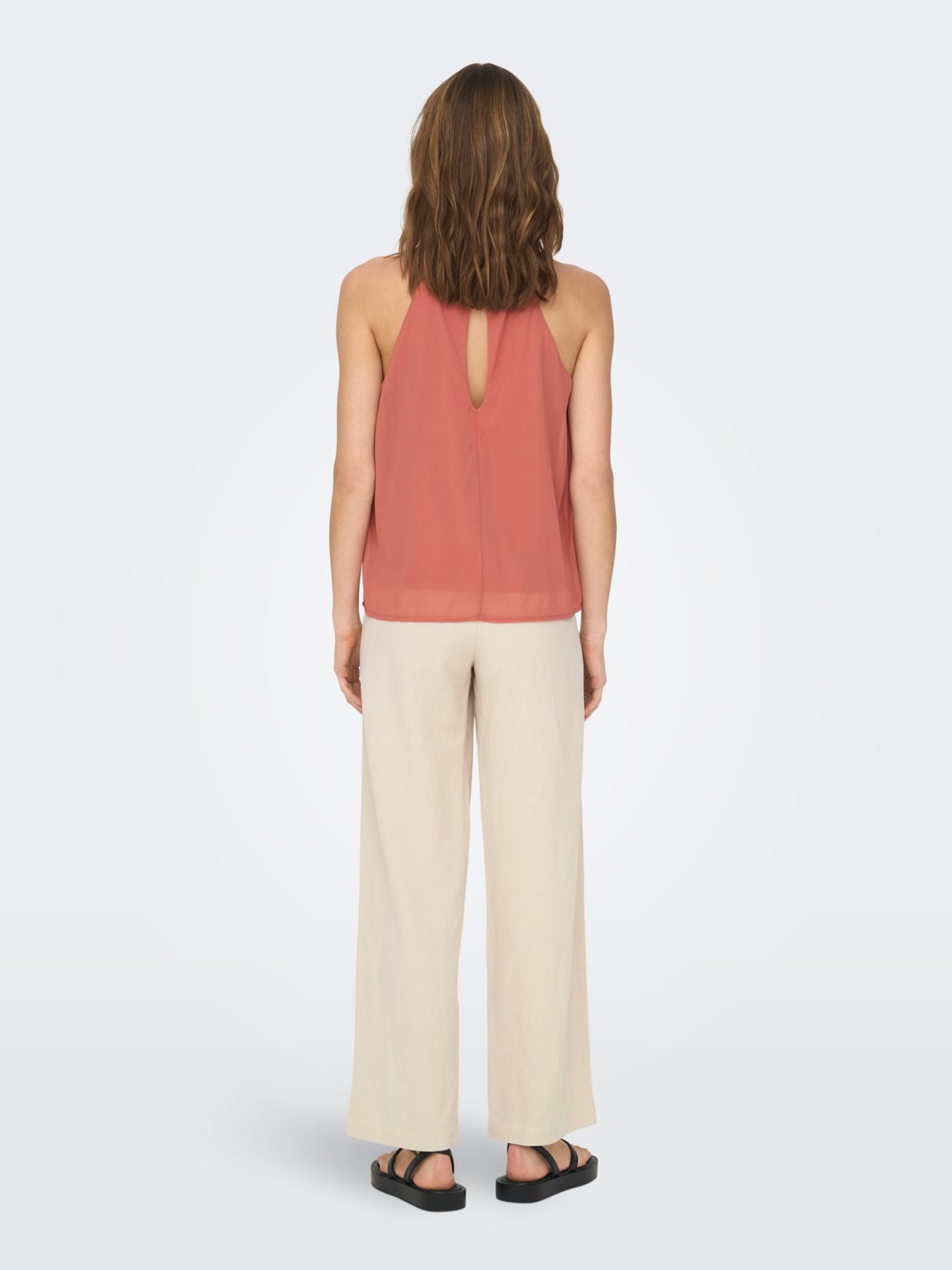 Halterneck Top with cut-out back