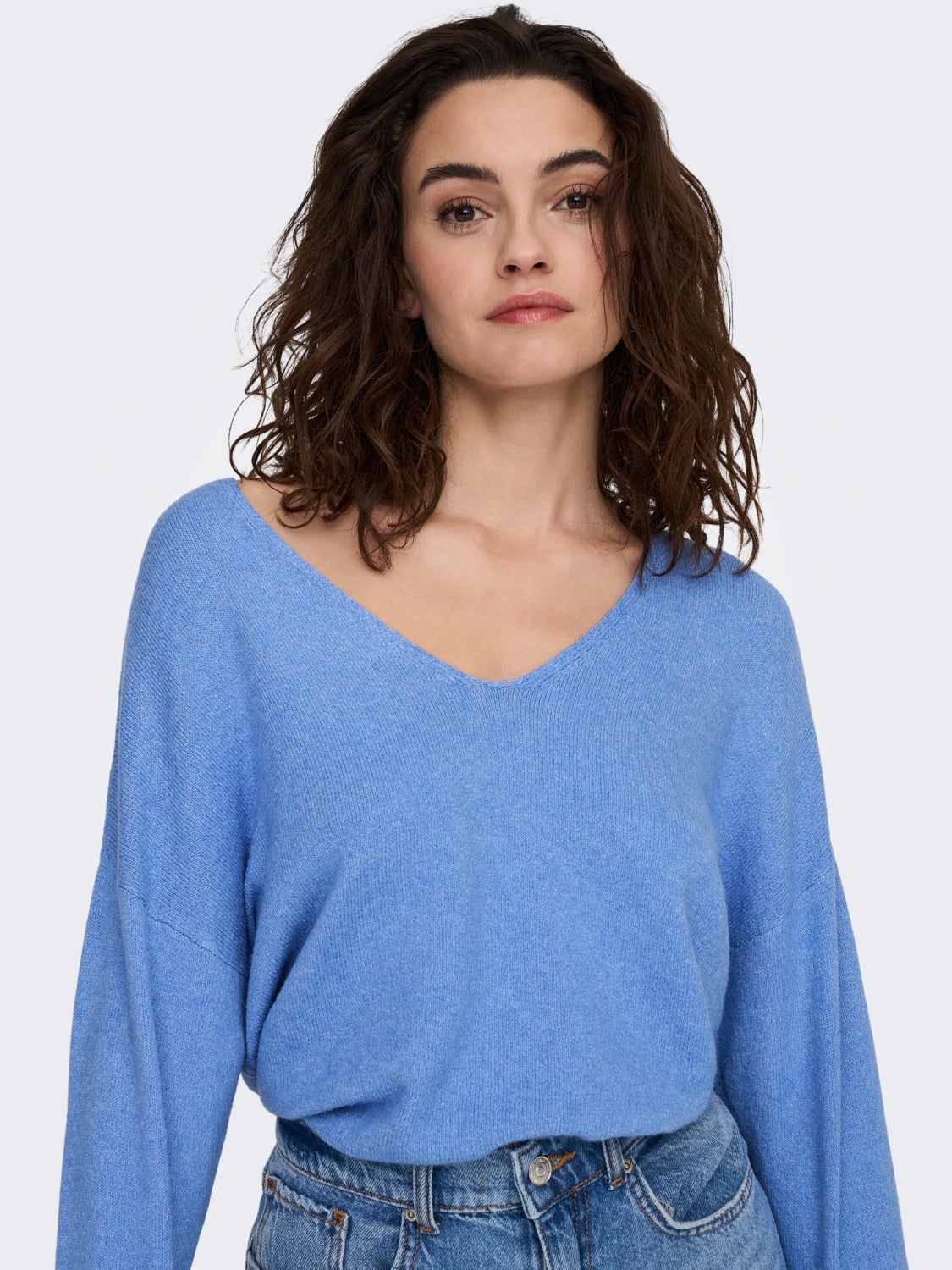 V-neck Knitted Pullover