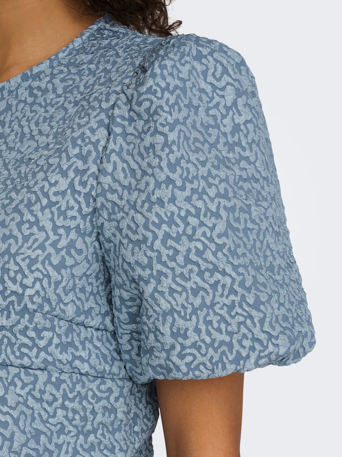 Mama puff sleeve dress