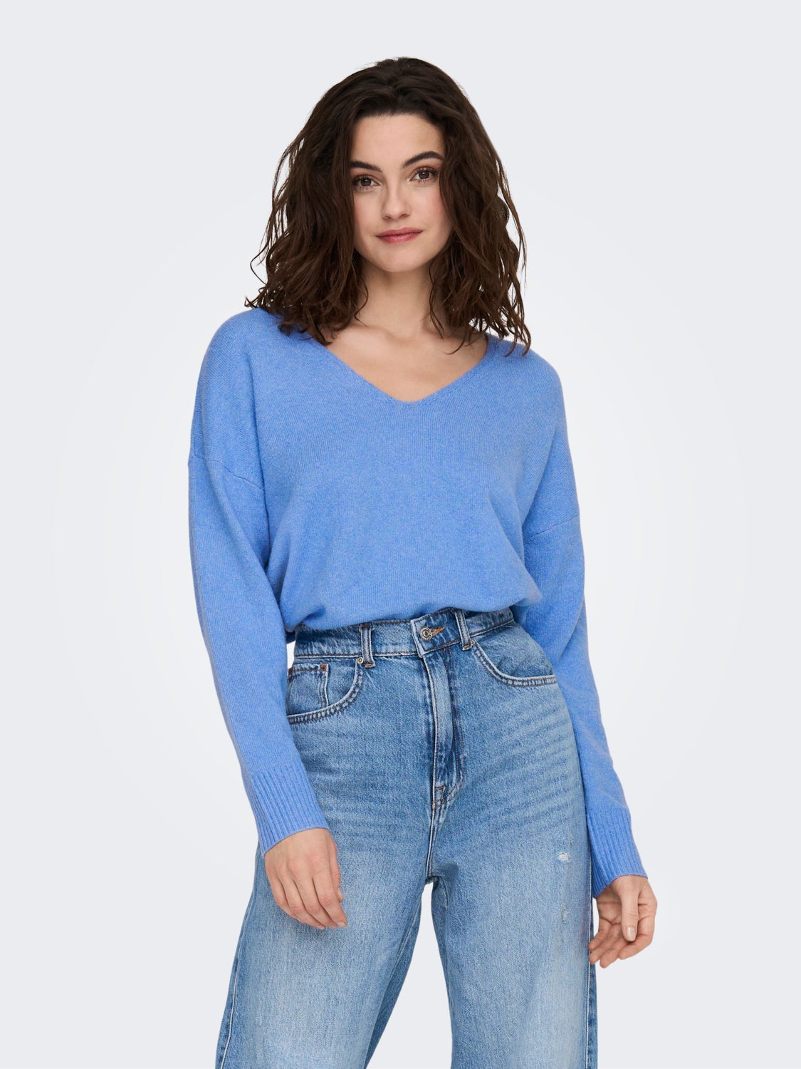V-neck Knitted Pullover