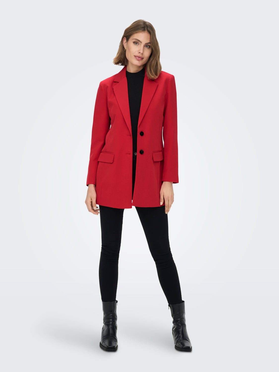 Long Line Fit Reverse Blazer