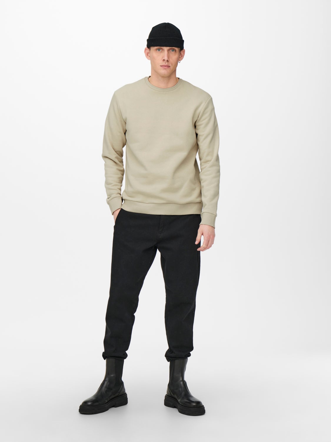 Regular Fit O-Neck Sweatshirt