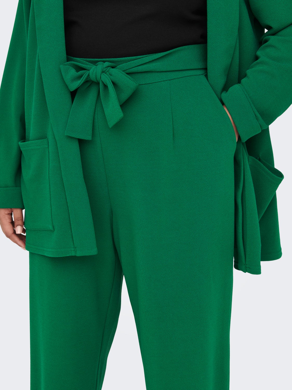 Curvy belt Trousers