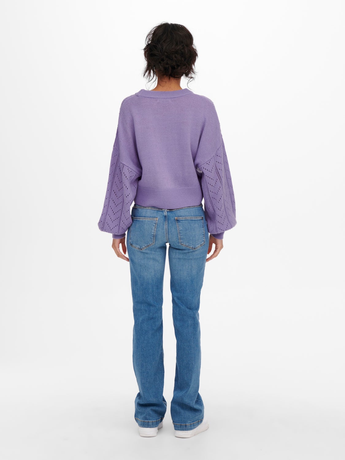 Textured Knitted Pullover