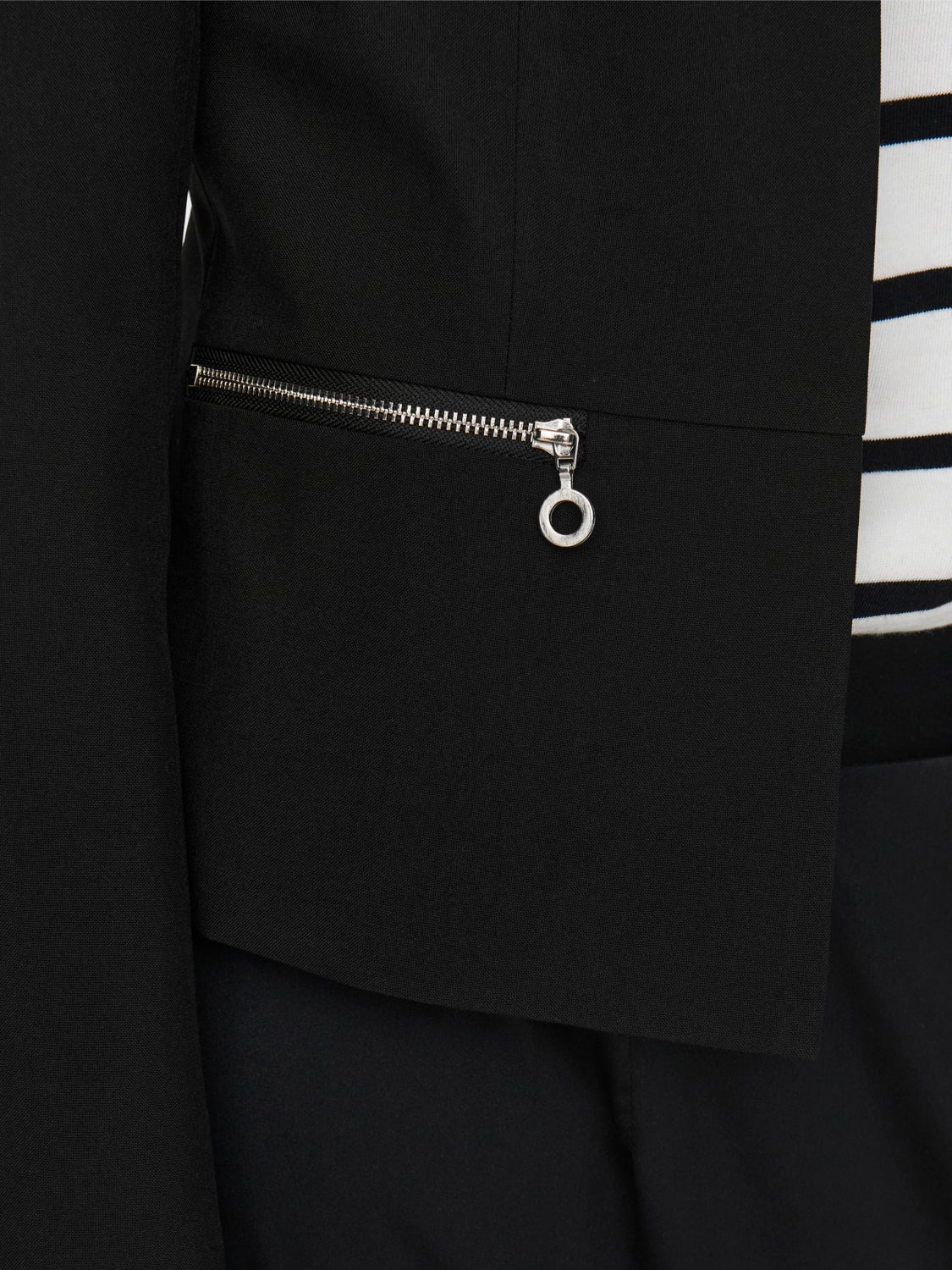 Zip detail Blazer