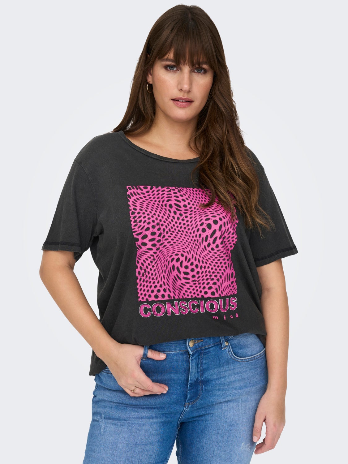 Curvy Printed T-shirt