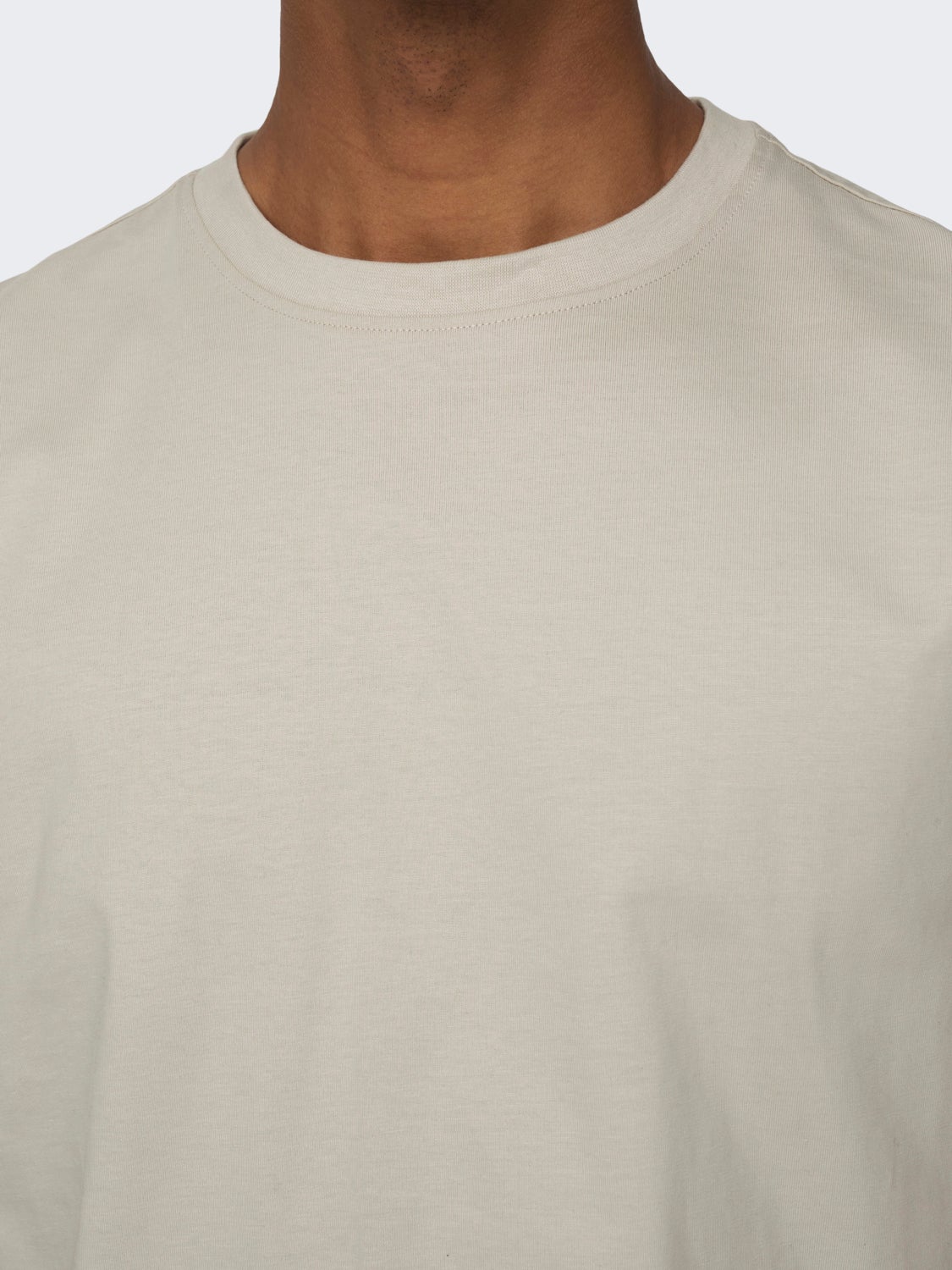 Oversized o-hals t-shirt