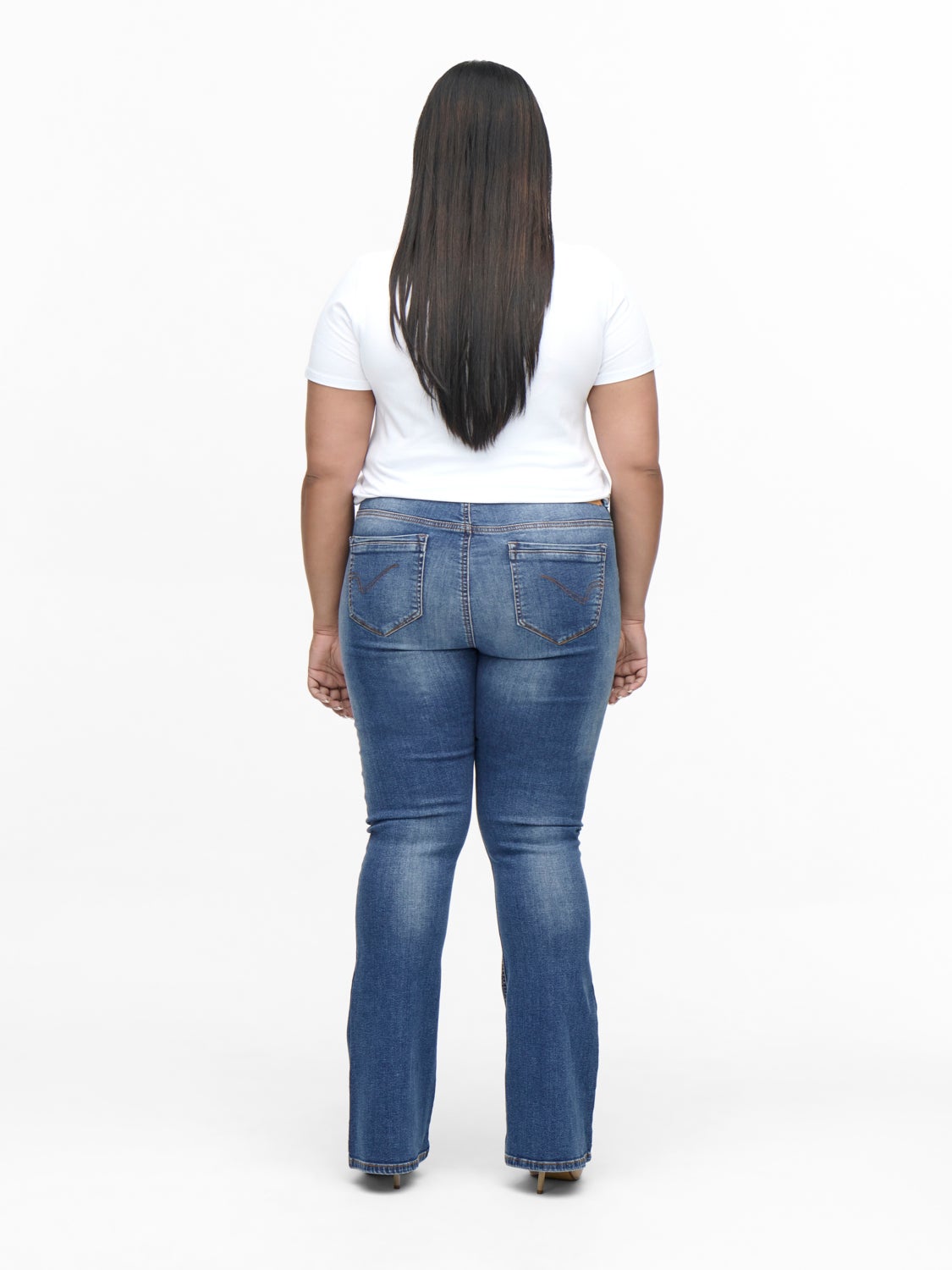 Curvy CARLaola highwaisted Flared Jeans