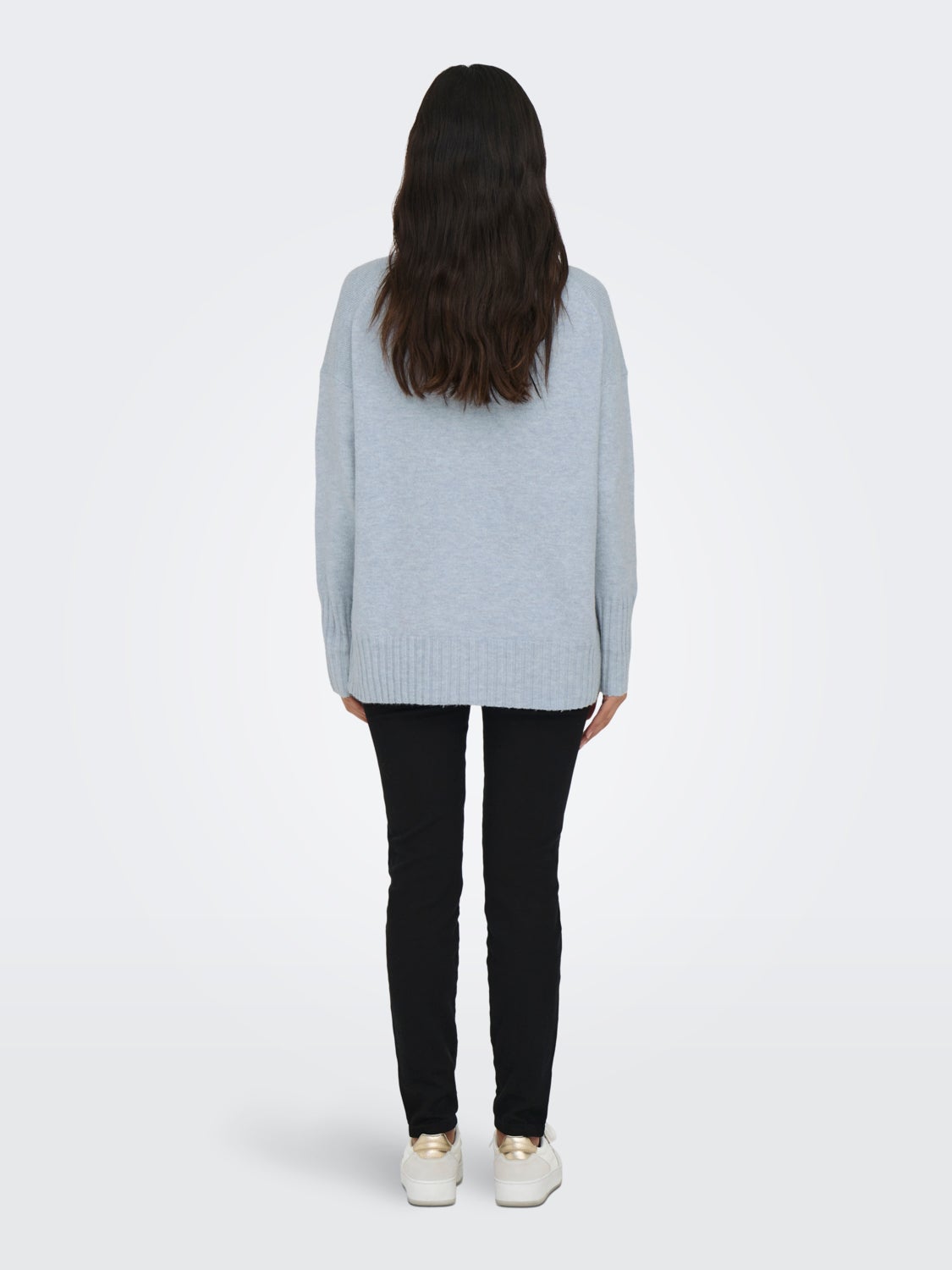 Knit sweat with high neck