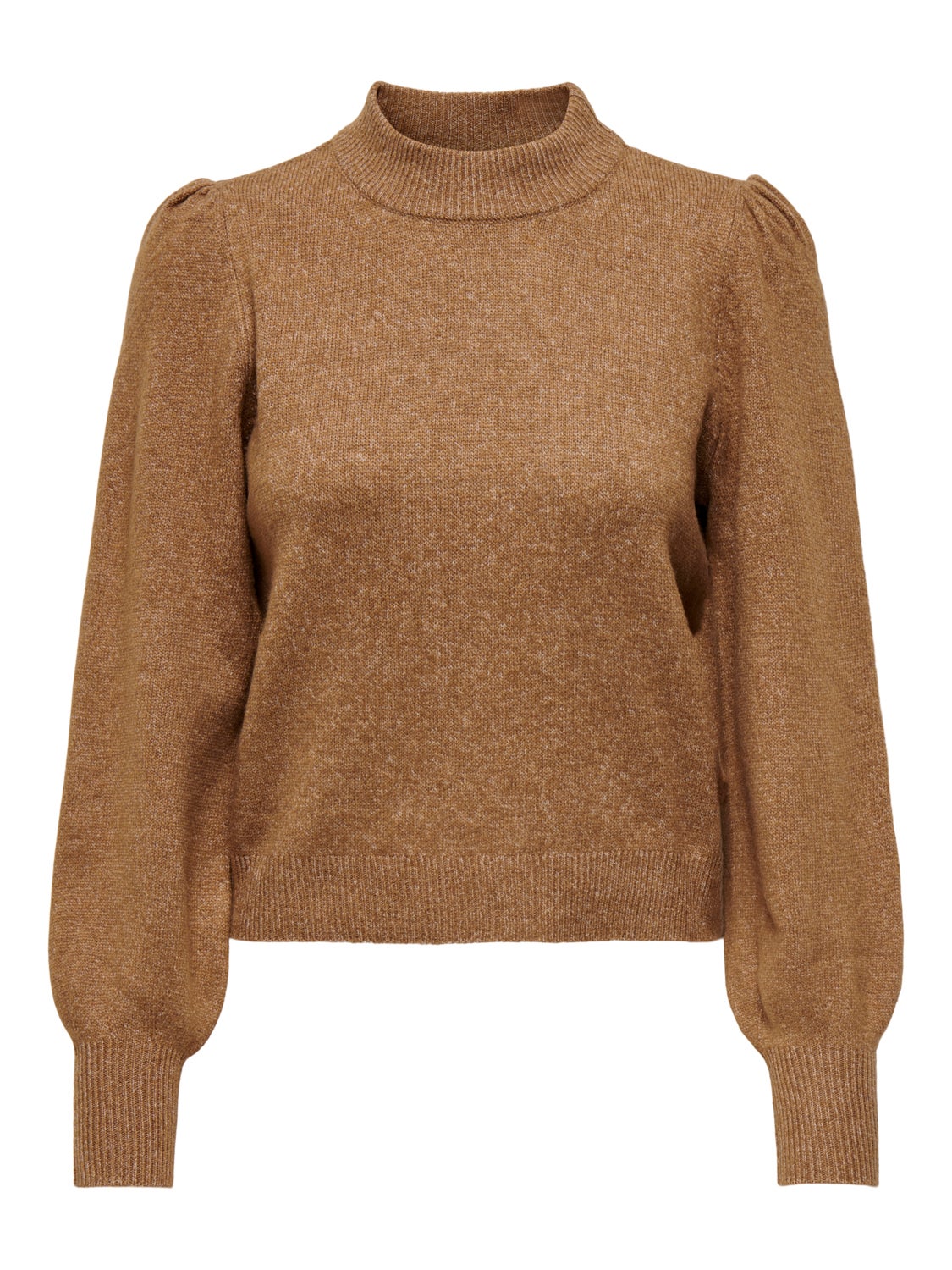 High neck knitted pullover