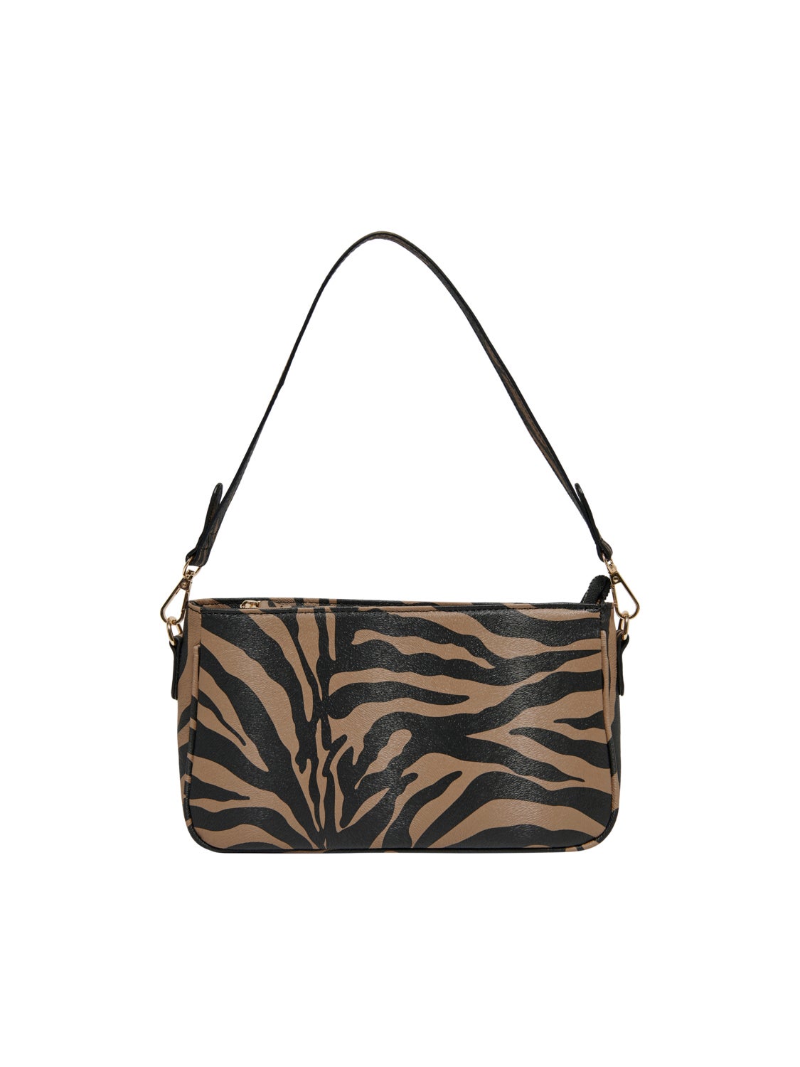 Faux leather shoulder bag